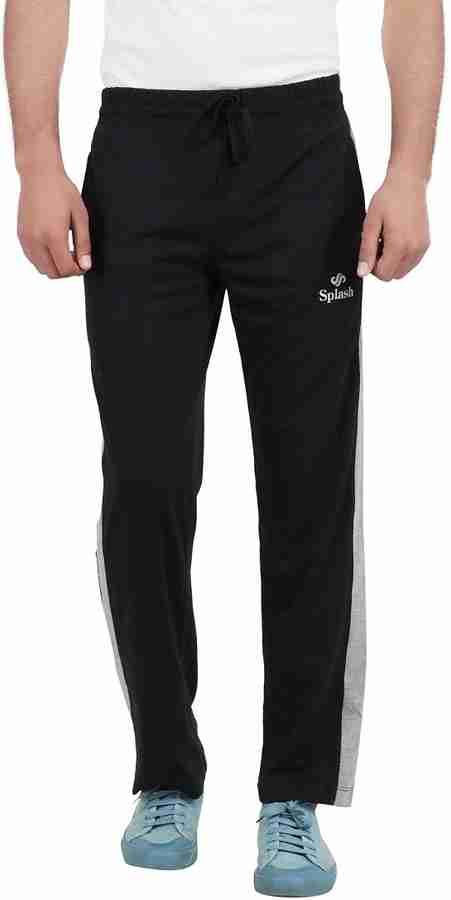 Splash Solid Men Black Grey Track Pants Buy Splash Solid Men Black Grey Track Pants Online at Best Prices in India Flipkart