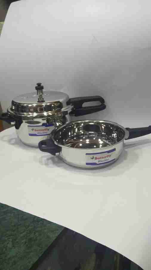 Butterfly Blueline 3 L 5 L Outer Lid Induction Bottom Pressure Cooker Price in India Buy Butterfly Blueline 3 L 5 L Outer Lid Induction Bottom Pressure Cooker online at Flipkart