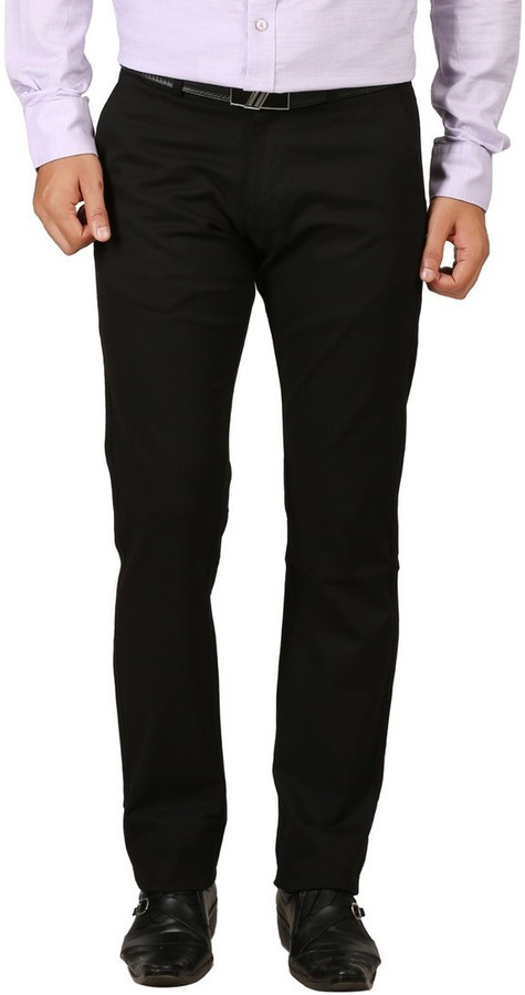 Tibre Slim Fit Men Black Trousers - Buy Tibre Slim Fit Men Black Trousers  Online at Best Prices in India | Flipkart.com