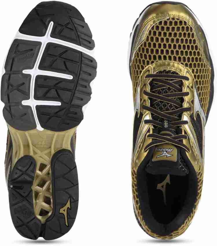 MIZUNO WAVE CREATION 17 Running Shoes For Men Buy Gold Silver Black Color MIZUNO WAVE CREATION 17 Running Shoes For Men Online at Best Price Shop Online for Footwears in India Flipkart