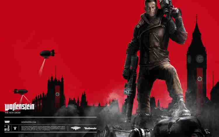 AnanyaDesigns wolfenstein the new order video gameWall Poster