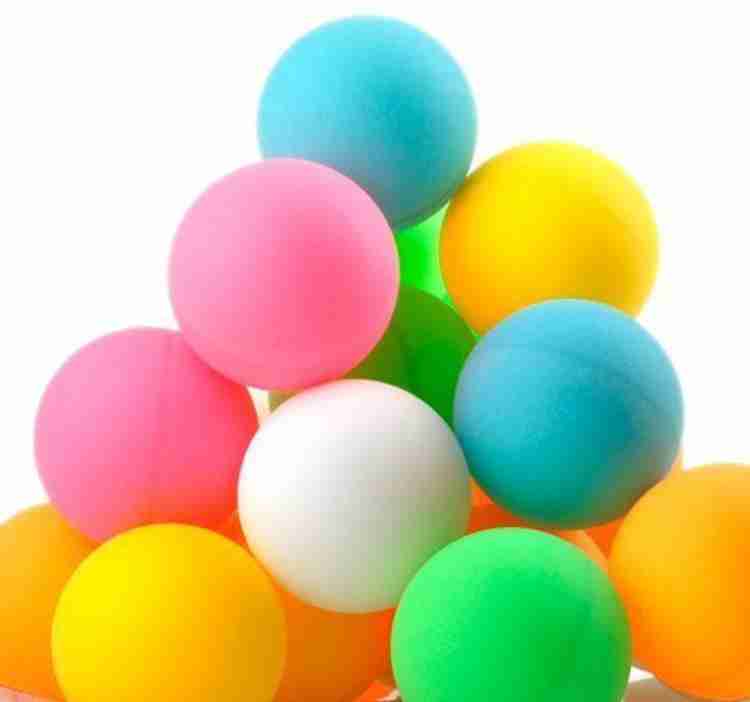 Small hard plastic outlet balls