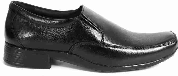 Pure leather formal sale shoes without laces