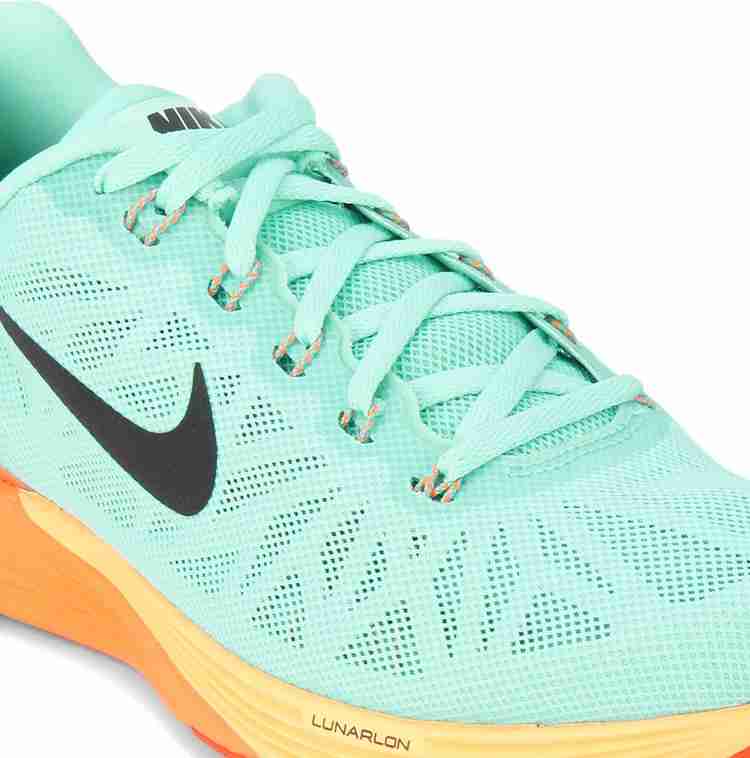 NIKE WMNS LUNARGLIDE 6 Running Shoes For Women Buy GREEN ORANGE