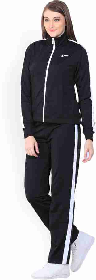 NIKE Printed Women Track Suit Buy BLACK WHITE BLACK WHITE NIKE Printed Women Track Suit Online at Best Prices in India Flipkart