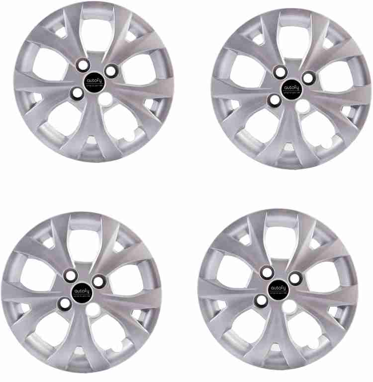 Autofy Set of 4 14 inch 5 Spokes with Lug Nut Holes Universal