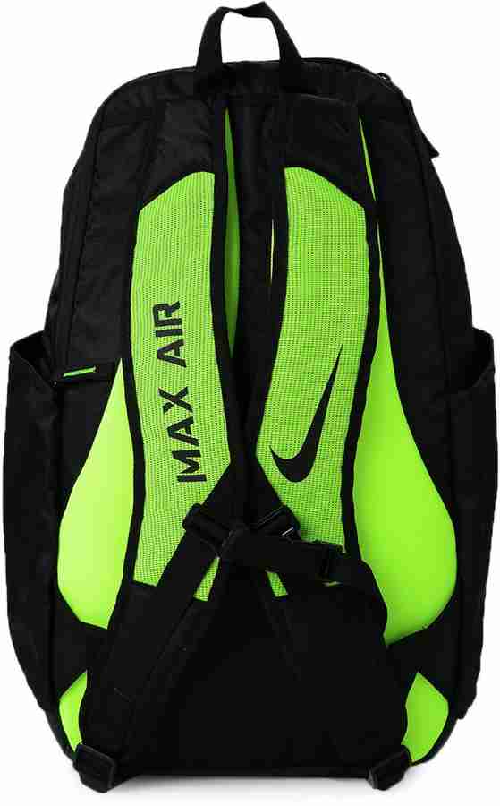 Neon green and black nike backpack sale