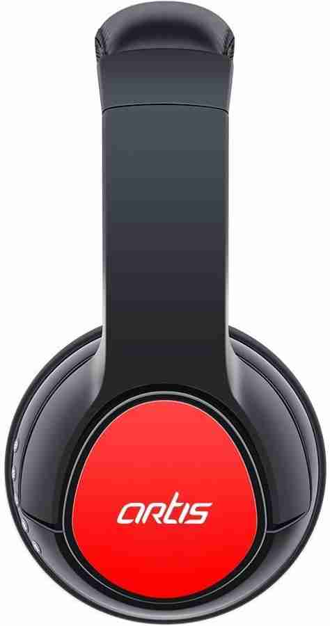 artis BH200M Bluetooth Headphone with Mic. FM Radio Micro SD card Reader Red Bluetooth without Mic Price in India Buy artis BH200M Bluetooth Headphone with Mic. FM Radio