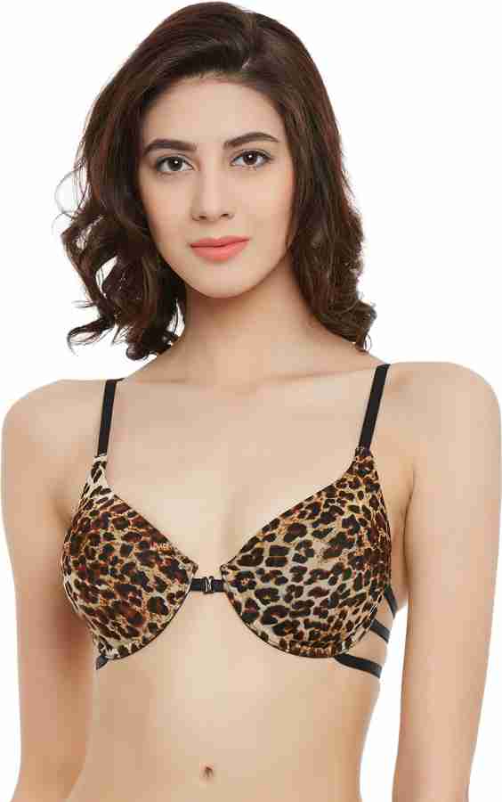 Buy Front Open Animal Print Push-Up Cage Back Bra Online India, Best  Prices, COD - Clovia - BR0895P13