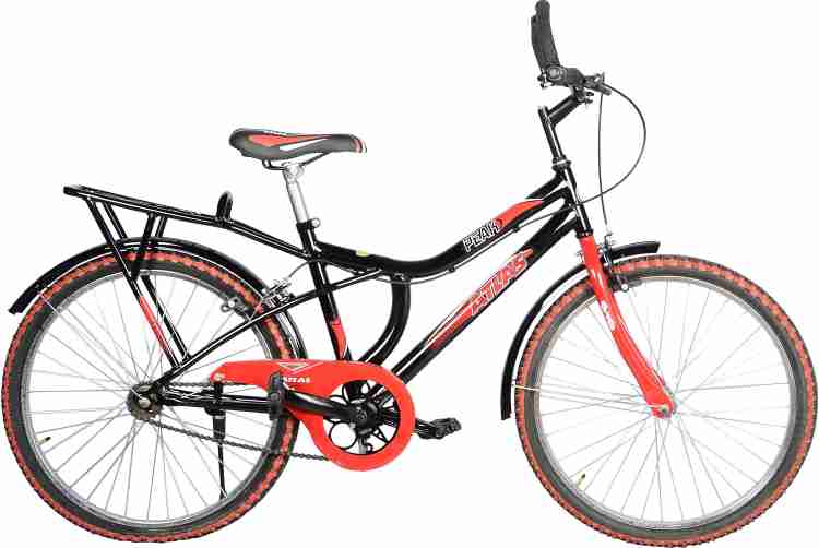 ATLAS Peak IBC 24 inches Single Speed Black Red 24 T Mountain Cycle Price in India Buy ATLAS Peak IBC 24 inches Single Speed Black Red 24 T Mountain