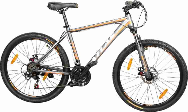 ATLAS U 20 FS DDB 24T 21 SPEED GREY ORANGE 24 T Mountain Hardtail Cycle Price in India Buy ATLAS U 20 FS DDB 24T 21 SPEED GREY ORANGE 24