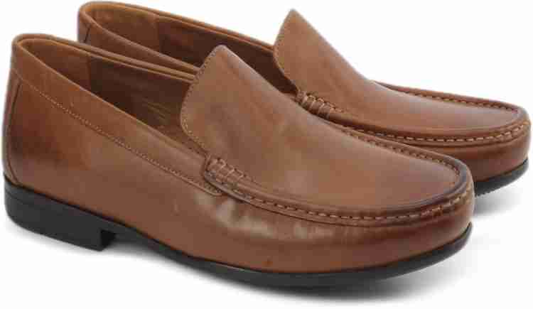 CLARKS CLAUDE PLAIN TAN LEATHER Slip On For Men Buy Tan Leather Color CLARKS CLAUDE PLAIN TAN LEATHER Slip On For Men Online at Best Price Shop Online for Footwears