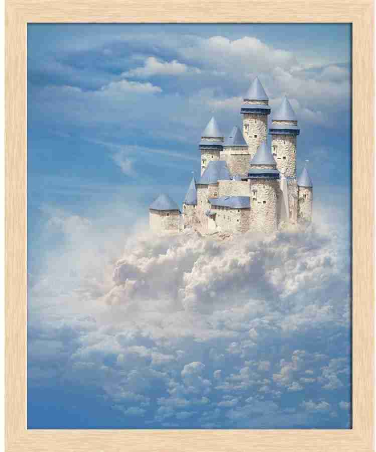 Artzfolio Fantasy Castle Framed Wall Art Painting Print Canvas 14.5 inch x  12 inch Painting Price in India - Buy Artzfolio Fantasy Castle Framed Wall  Art Painting Print Canvas 14.5 inch x