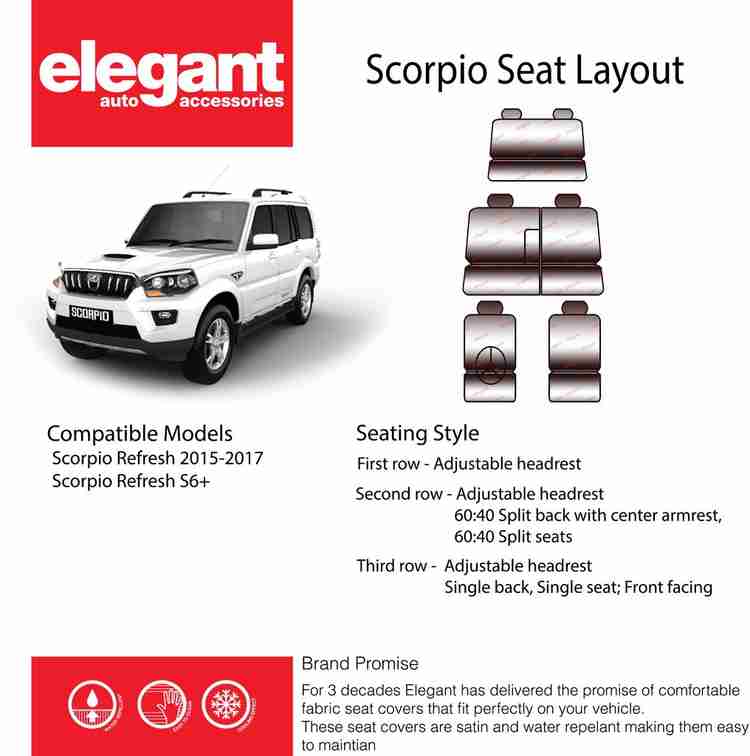 Elegant seat outlet covers for scorpio