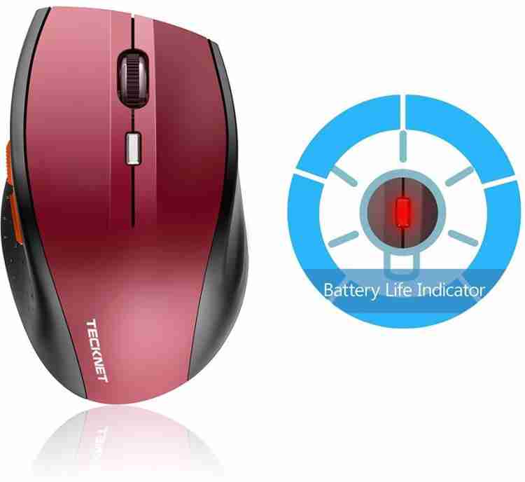 TECKNET M002 Wireless Optical Gaming Mouse with Bluetooth