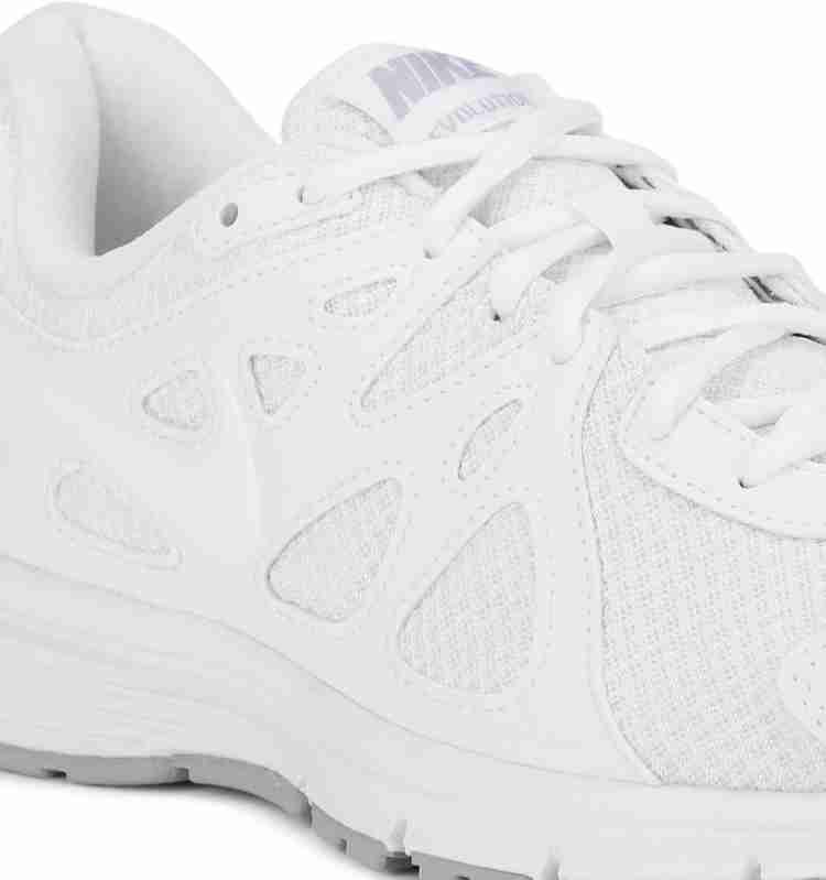 NIKE REVOLUTION 2 MSL Running Shoes For Men Buy WHITE WHITE Color NIKE REVOLUTION 2 MSL Running Shoes For Men Online at Best Price Shop Online for Footwears in India Flipkart