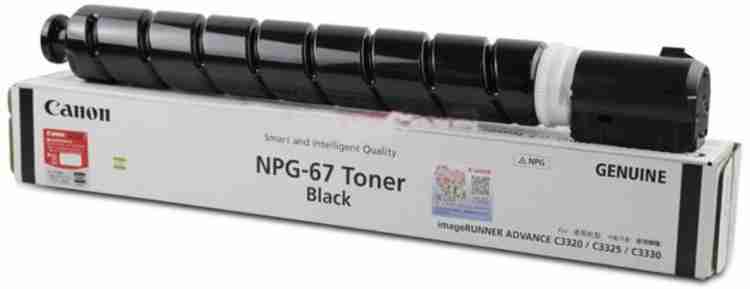 Canon NPG 67 Black Black Ink Toner - Canon : Flipkart.com