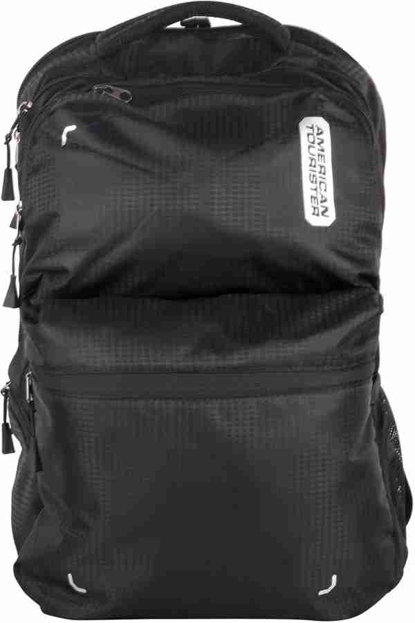 AMERICAN TOURISTER DODGE 03 BLACK 2017 28 L Laptop Backpack BLACK Price in India Flipkart