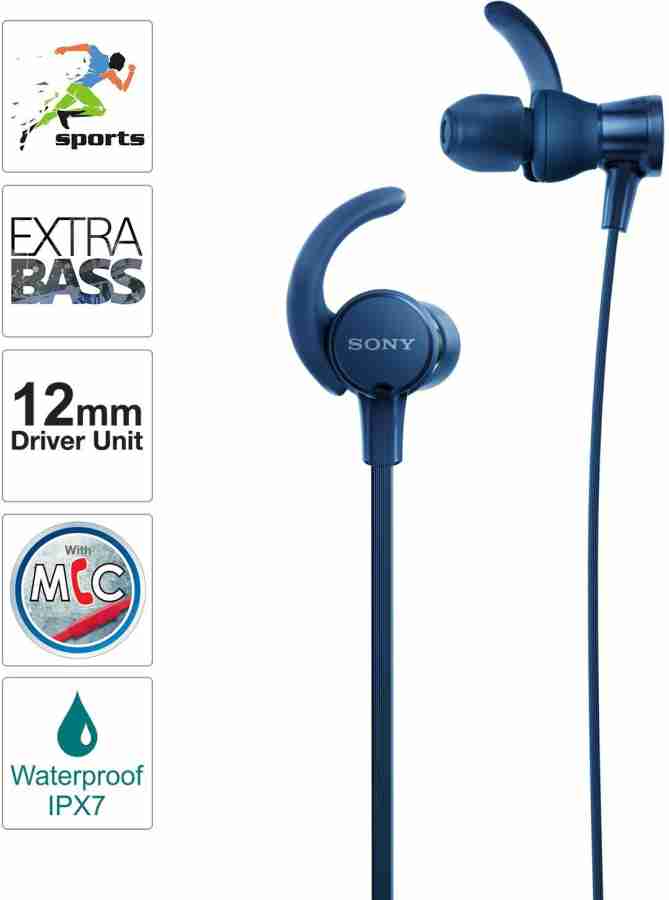 Sony MDR-XB510AS Wired Sports in-Ear Splashproof Headphones