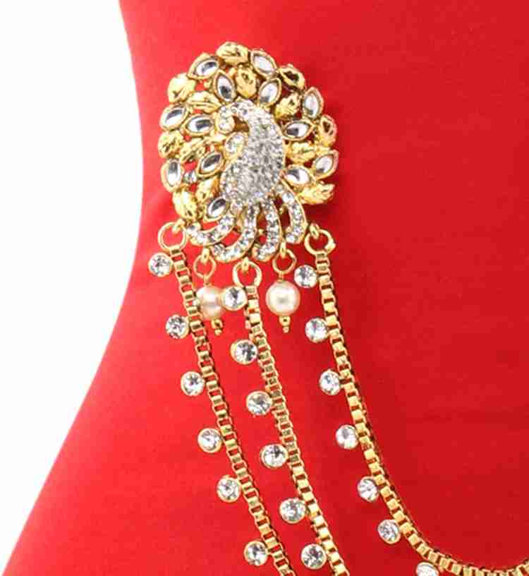 Saree pin hotsell with chain