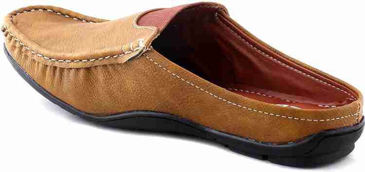 Loafer shoes back side sales open