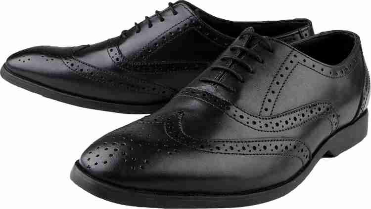 KANPROM Pure Leather Black Formal Shoes For Men Lace Up For Men Buy Black Color KANPROM Pure Leather Black Formal Shoes For Men Lace Up For Men Online at Best Price