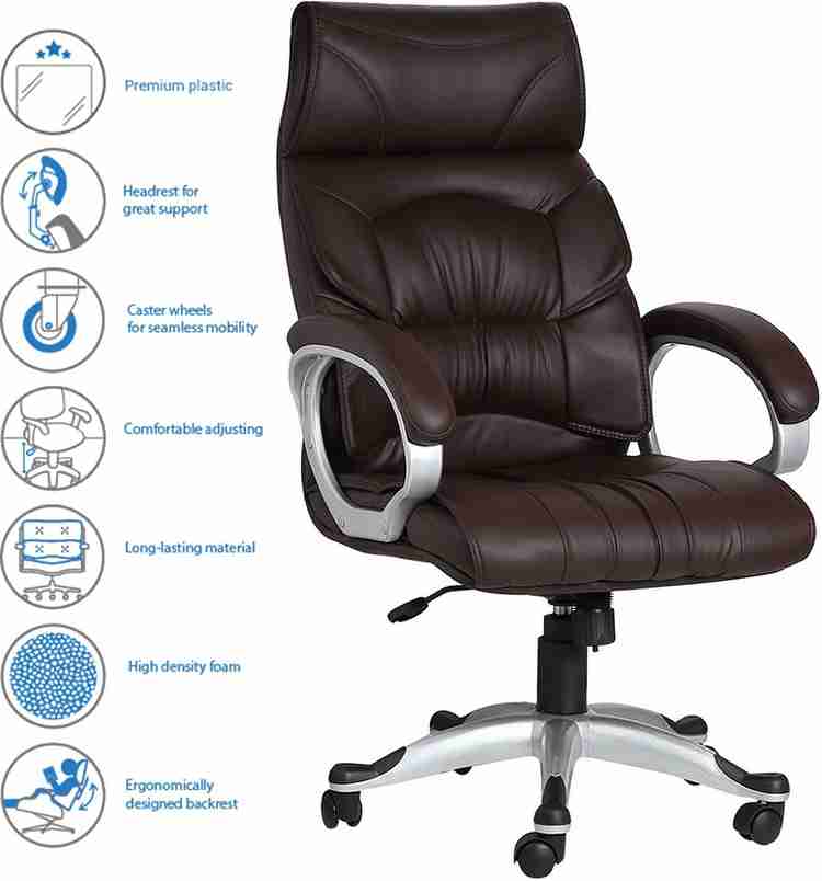 Vj interior leatherette office arm chair hotsell