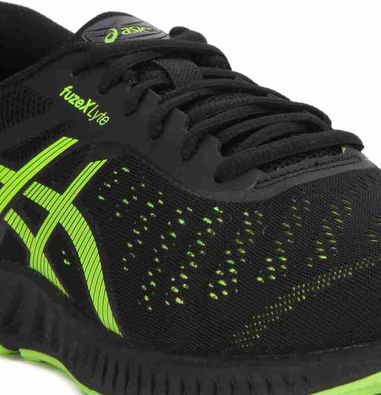 Asics fuzeX Lyte Running Shoe For Men Buy BLACK SAFETY YELLOW ONYX Color Asics fuzeX Lyte Running Shoe For Men Online at Best Price Shop Online for Footwears in India Flipkart