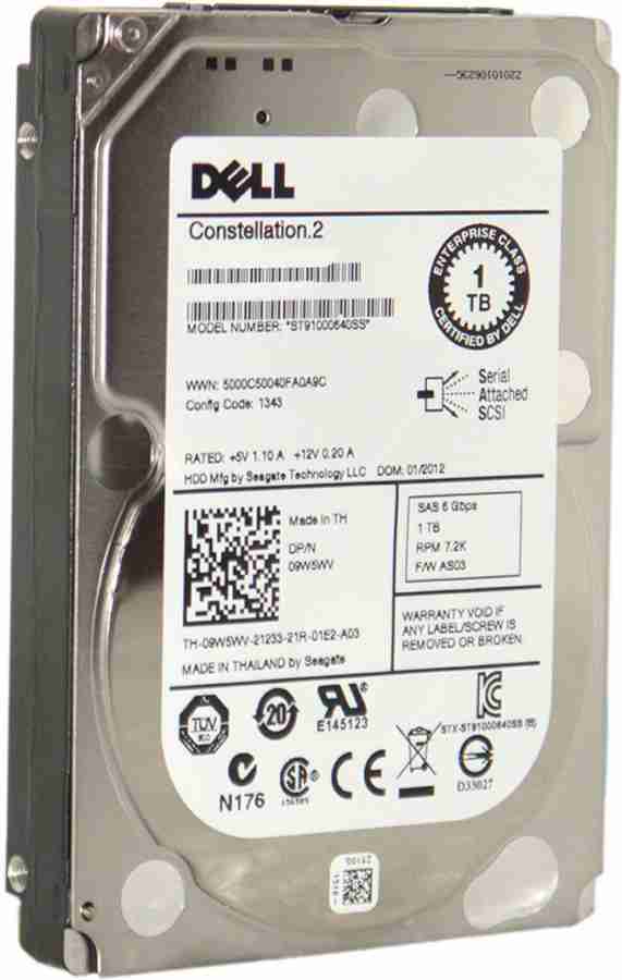 DELL Constellation.2 1 TB Servers Internal Hard Disk Drive (HDD