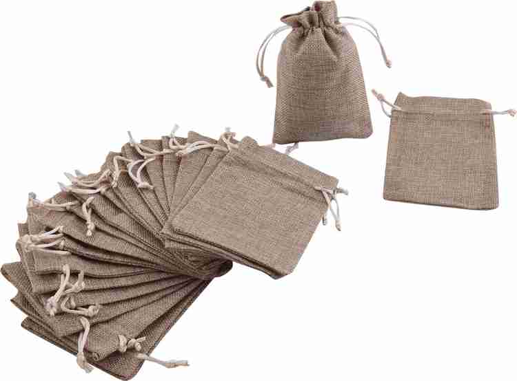 Lifekrafts Jute Bags Pouches 20 Pack 15 10Cms 6 4 Inches
