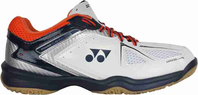 YONEX SHB 35 EX Badminton Shoes For Men Buy WHITE ORANGE Color YONEX SHB 35 EX Badminton Shoes For Men Online at Best Price Shop Online for Footwears in India Flipkart