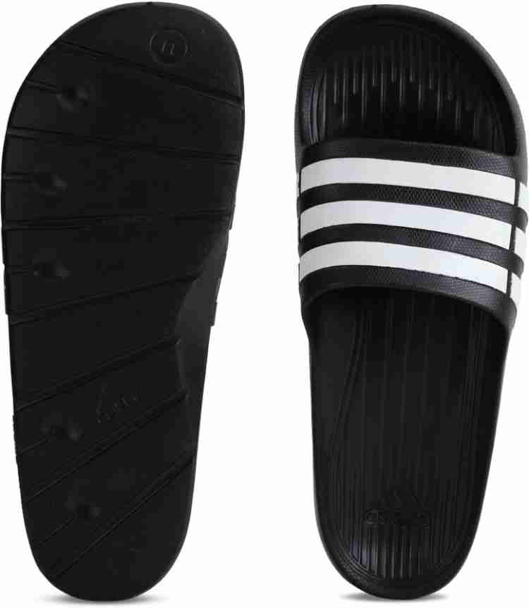 ADIDAS Men DURAMO SLIDE Slippers Buy BLACK1 WHT BLACK1 Color ADIDAS Men DURAMO SLIDE Slippers Online at Best Price Shop Online for Footwears in India Flipkart