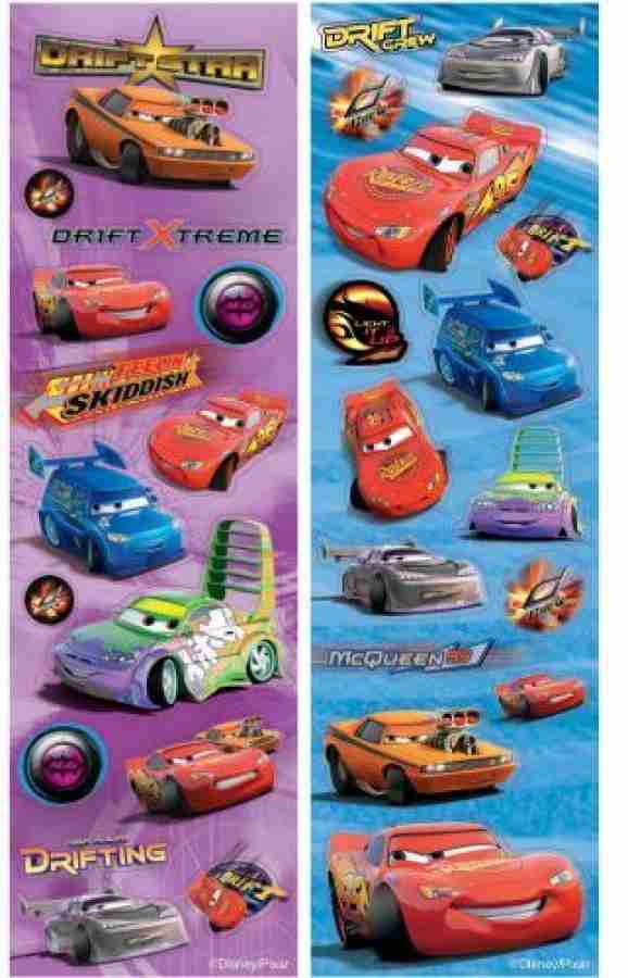 Amscan Disney S Cars Stickers 8 Strips Of Stickers Disney S Cars