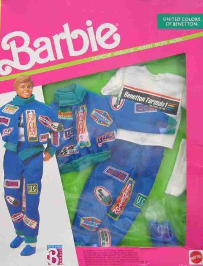 Barbie race car driver sales