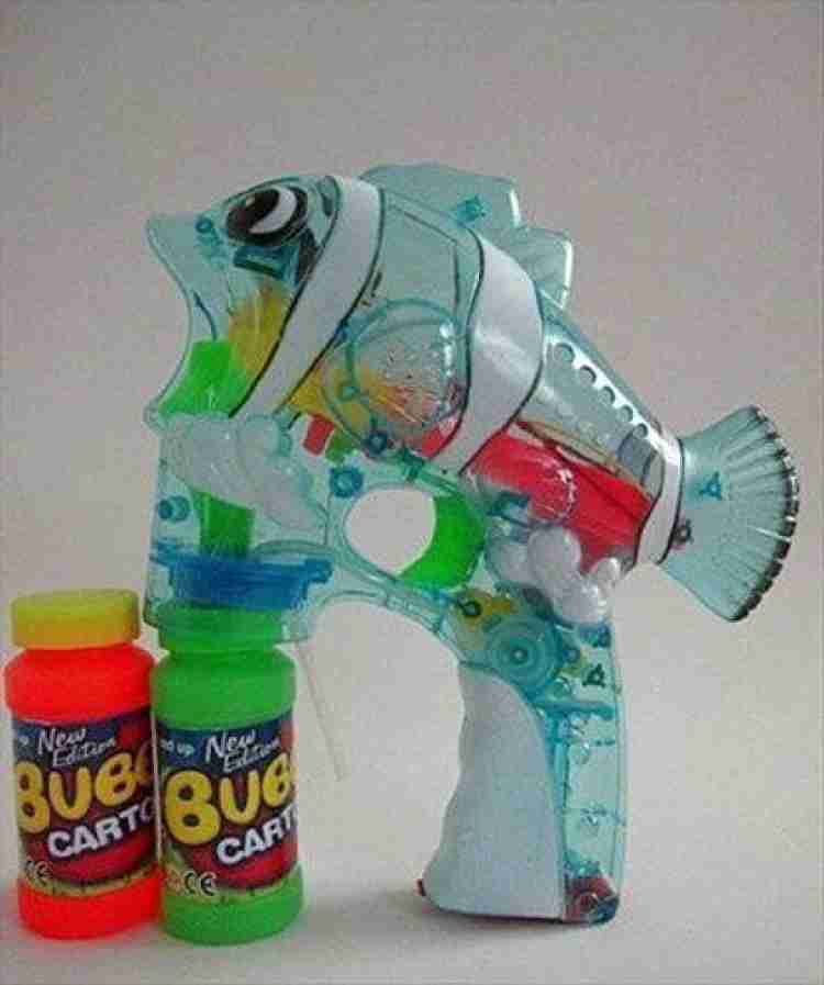 Fettipop Light-Up Musical Cartoon Fish Bubble Gun Shooter With Two Refill  Bottles Toy Bubble Maker Price in India - Buy Fettipop Light-Up Musical Cartoon  Fish Bubble Gun Shooter With Two Refill Bottles