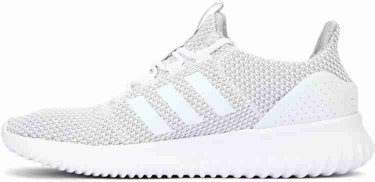 Adidas neo sales cloudfoam white sneakers