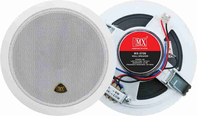 Buy MX 6.5 Inch Weather Proof 2 Way In Ceiling In Wall Stereo