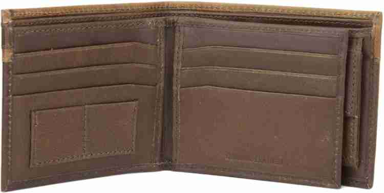 WOODLAND Men Tan Brown Genuine Leather Wallet BROWN Price in