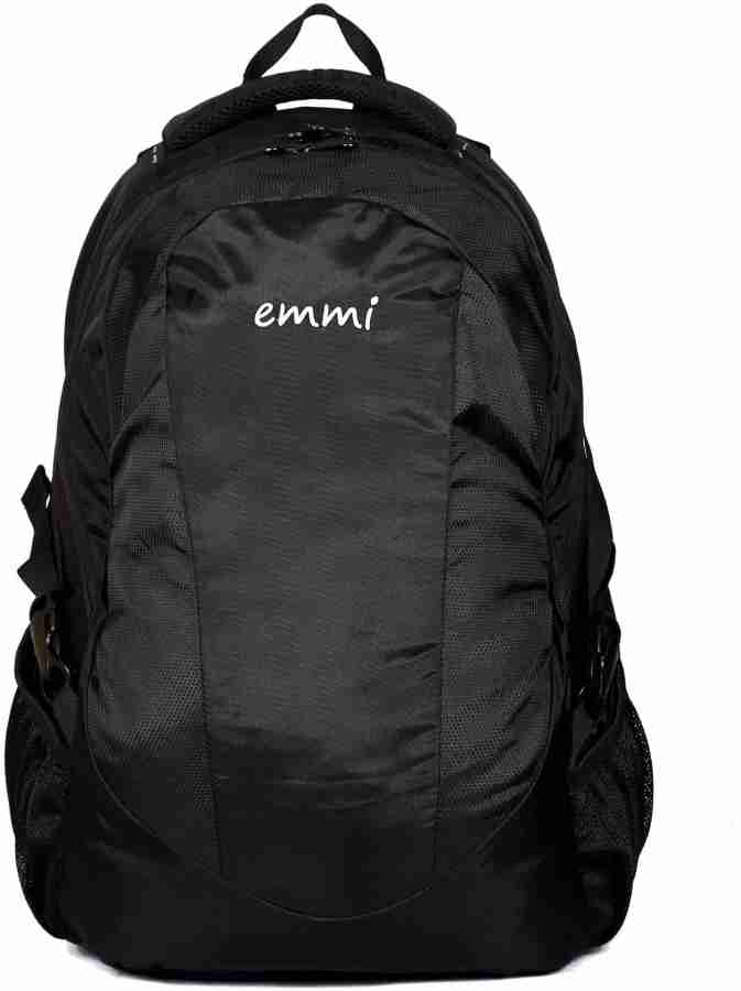 EMMI BAGS Eminent Black 38 L Laptop Backpack Black Price in