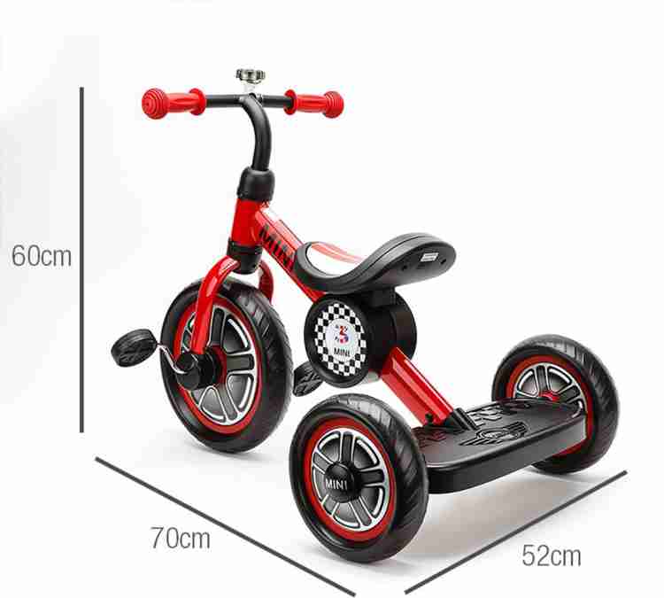 UNTOLD Mini Cooper Red 10 Kids Push Tricycle Ride On Bike Tricycle Price in India Buy UNTOLD Mini Cooper Red 10 Kids Push Tricycle Ride On Bike Tricycle online at Flipkart