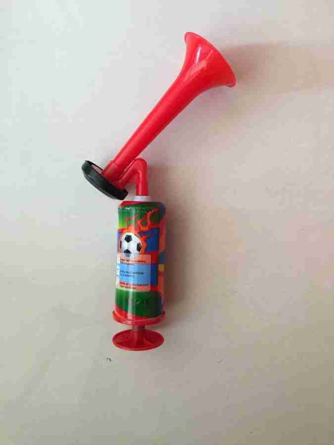 Air Horn, Handheld Air Pressure Fanfare Pump, Classic Air Horns Bicycle  Signal Horn Trumpet Airhorn Colour (Large Plastic Handhorn)