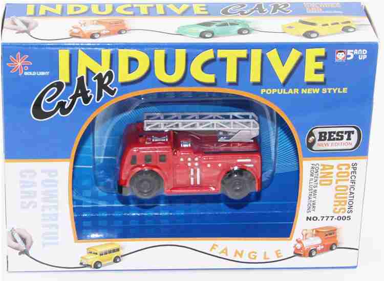 Truck follows black line sale