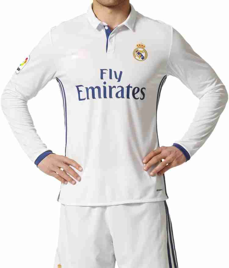 Navex Navex Footbal Jersey Club Real Madrid White Full Sleeve Ket