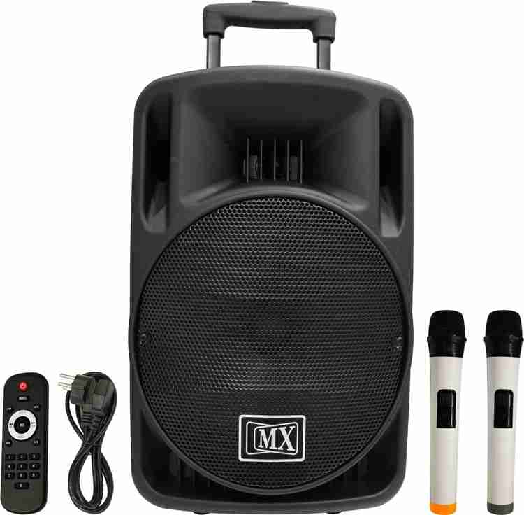 MX Premium 12 inches Portable Multimedia Trolley Speaker With
