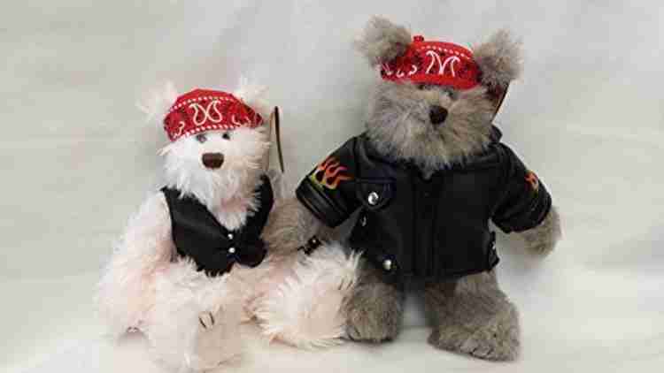 Biker teddy bear cheap