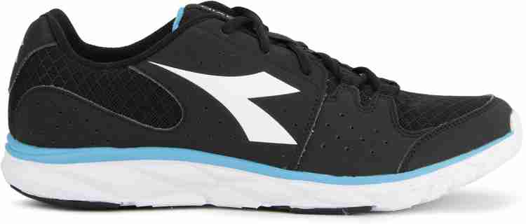 DIADORA HAWK 7 Running Shoes For Men Buy BLACK WHITE BLUE FLUO Color DIADORA HAWK 7 Running Shoes For Men Online at Best Price Shop Online for Footwears in India Flipkart