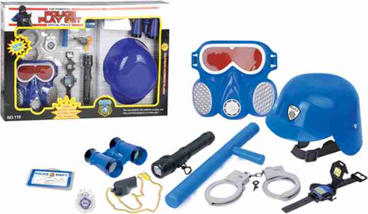 Police Set Kids pretend Police Equipment Toy - Toys Play Set, Fancy Dress  Cosplay, Role Play Game . shop for HALO NATION products in India.