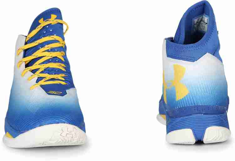 Under armour curry 2 deals yellow men