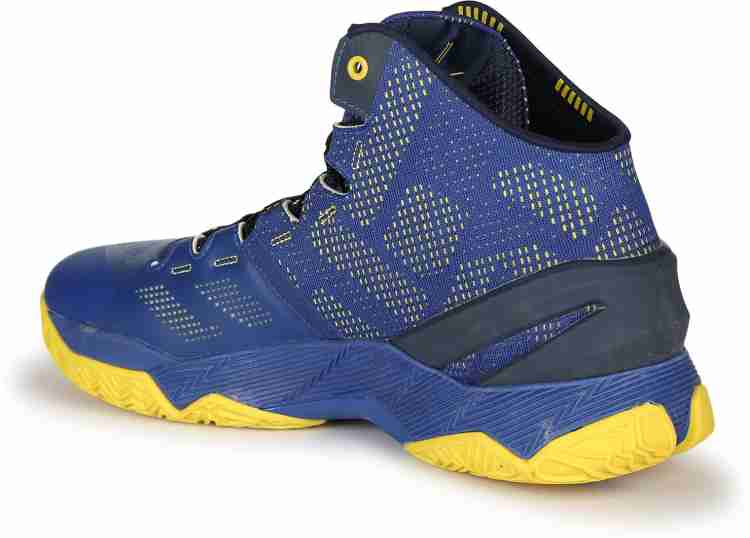 Under armour curry 2 2024 yellow men