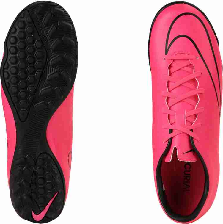 NIKE MERCURIAL VICTORY V TF Football Shoes For Men Buy Pink Pink Black Color NIKE MERCURIAL VICTORY V TF Football Shoes For Men Online at Best Price Shop Online for Footwears in